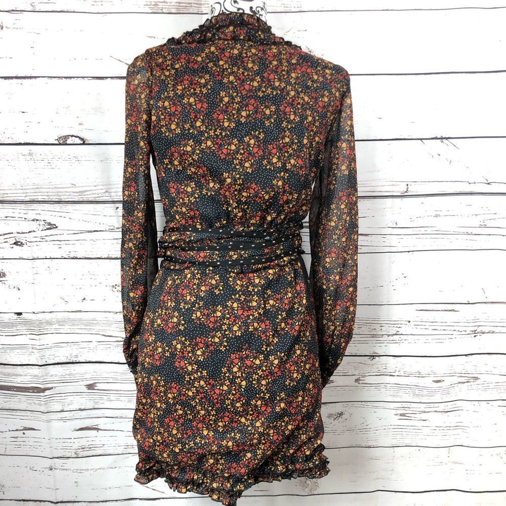 Revolve Stevie May Monarch Butterfly Print Floral Mini Dress XS - Picture 2 of 9